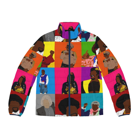 Martin's 90s inspired puffer jacket in a vibrant color