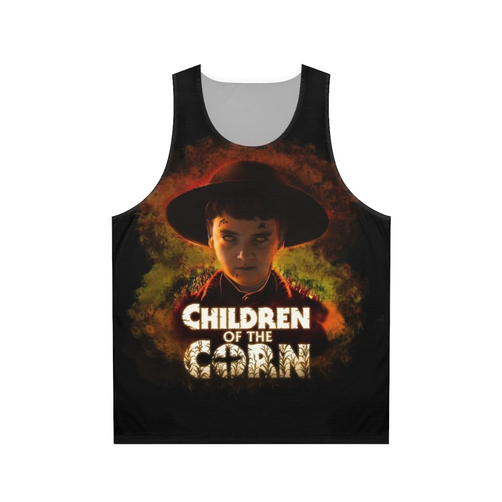 "Children of the Corn" unisex tank top for horror movie fans