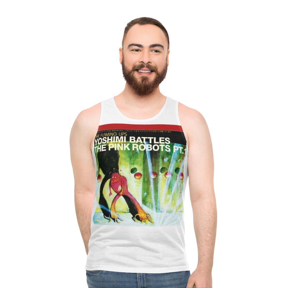 Yoshimi Battles The Pink Robots Unisex Music Tank Top - men