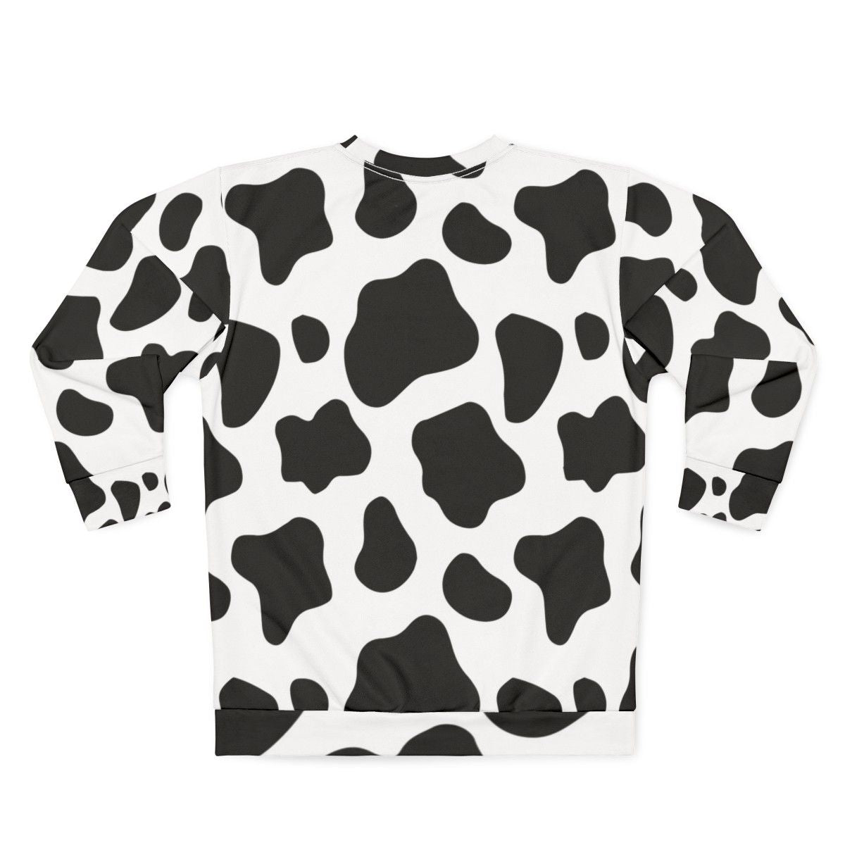 Cow spots pattern sweatshirt - Back