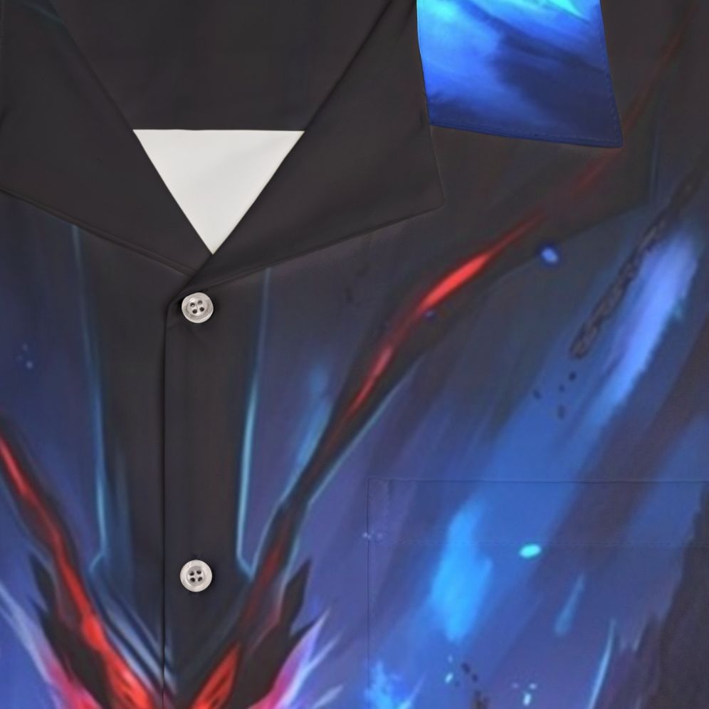 Persona 5 Joker Themed Hawaiian Shirt - Detail