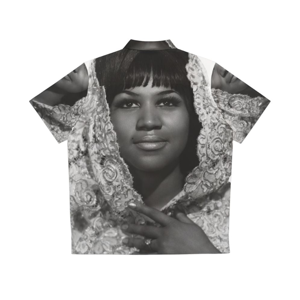 Aretha Franklin Queen of Soul Hawaiian Shirt - Back