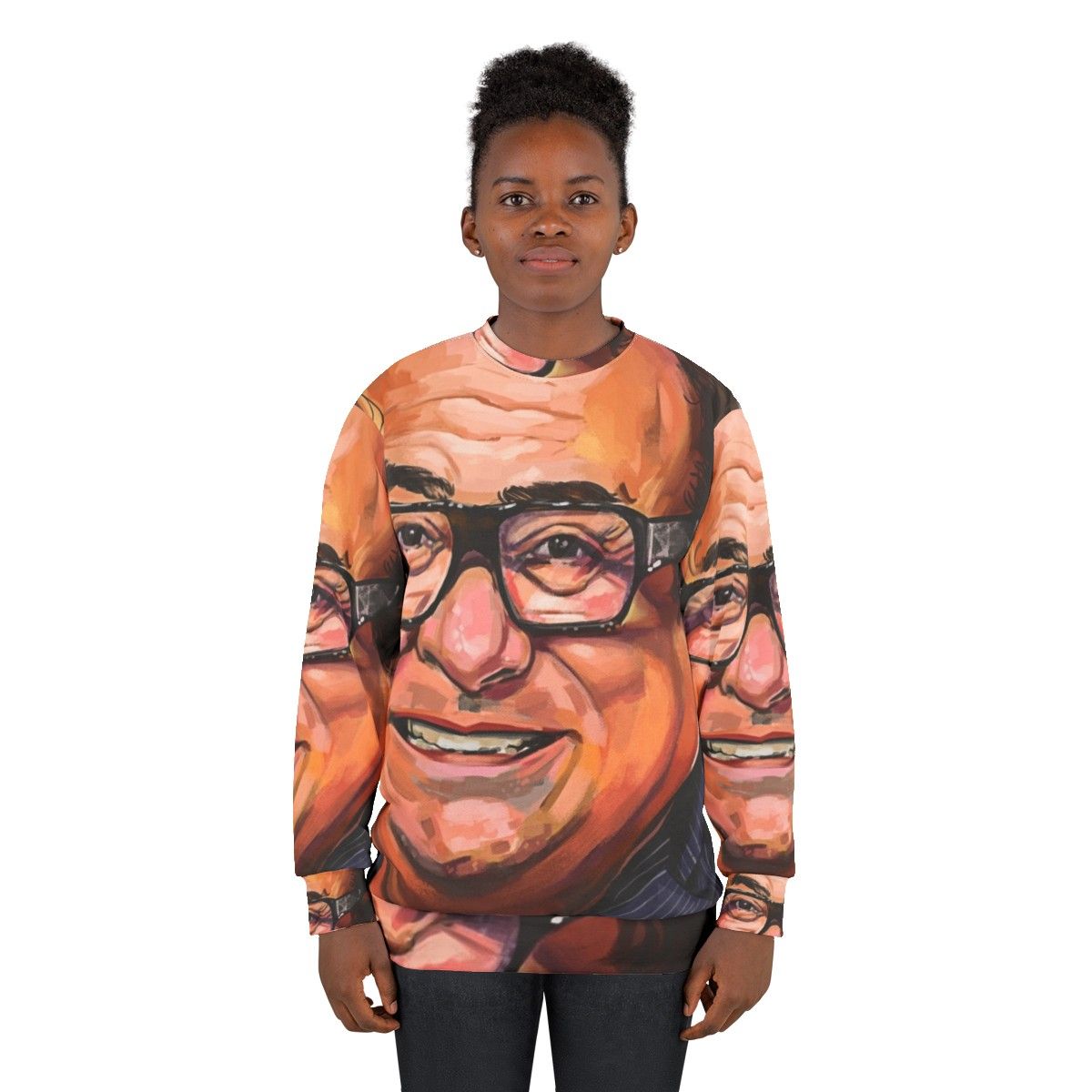 Danny Devito Portrait Sweatshirt - women