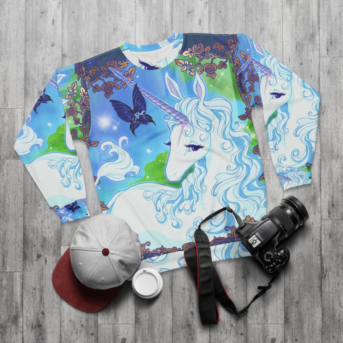 The Last Unicorn Graphic Sweatshirt - flat lay