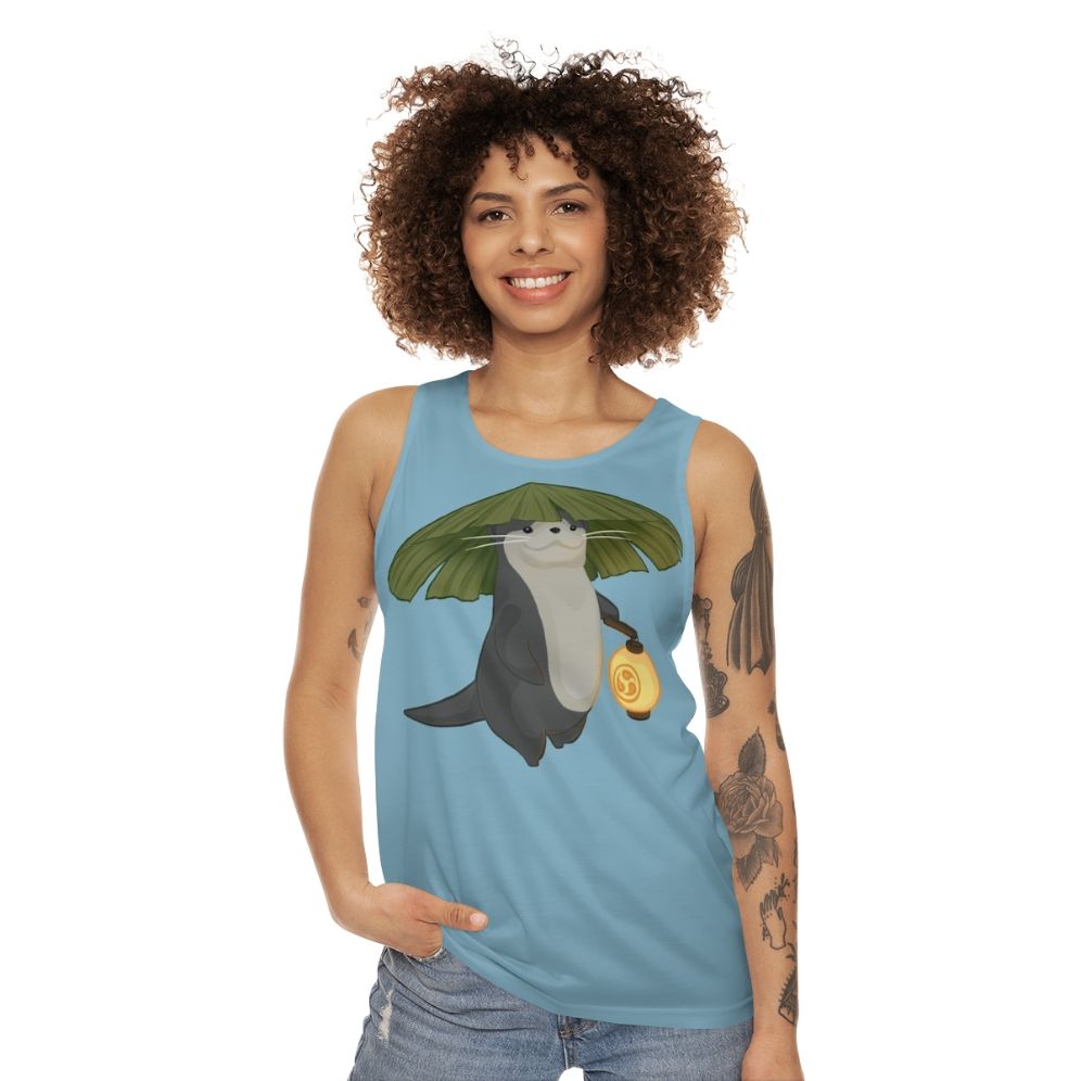 Unisex Final Fantasy XIV Odder Otter Minion Tank Top - women