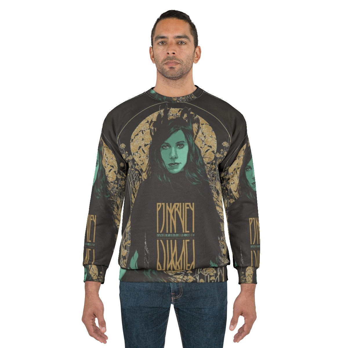 Vintage PJ Harvey Trio Grunge Sweatshirt - men