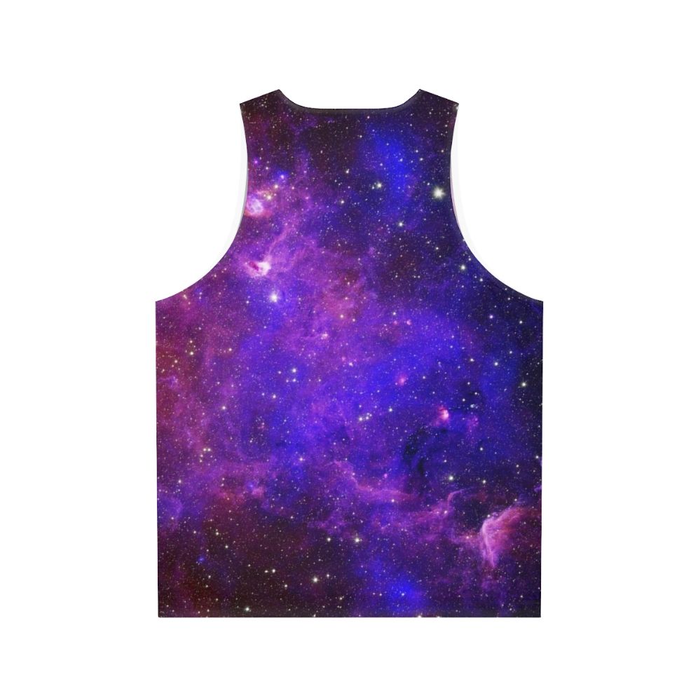 Galaxy Design Unisex Cosmic Tank Top - Back