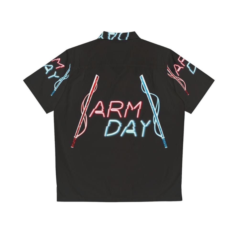 Artsy Beat Saber V2 Hawaiian Shirt for Virtual Reality Gamers - Back