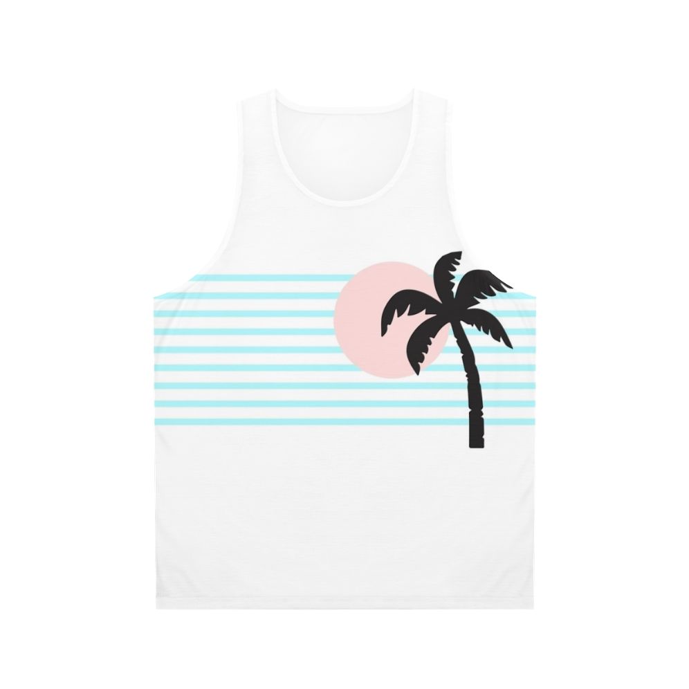 Retro unisex tank top for summer beach parties