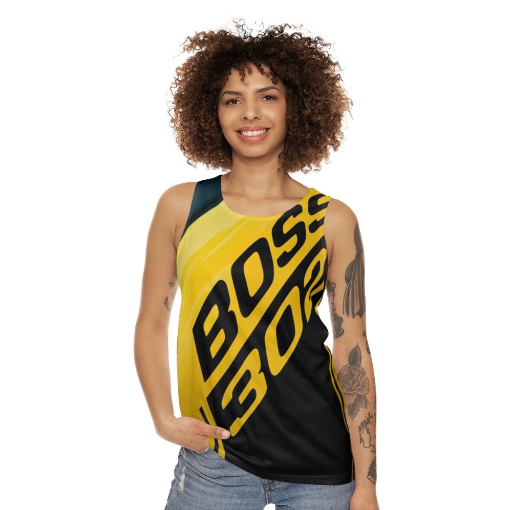 1970 Ford Mustang Boss 302 Emblem Tank Top - women