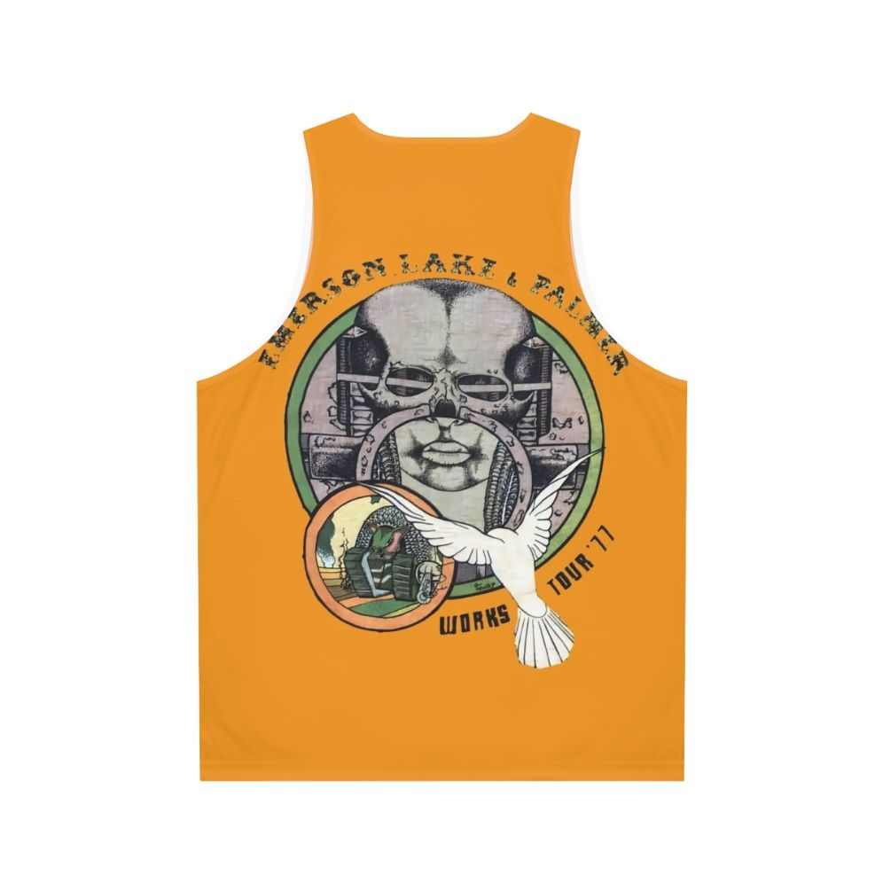 Emerson, Lake & Palmer 70s Vintage Redux Unisex Tank Top - Back