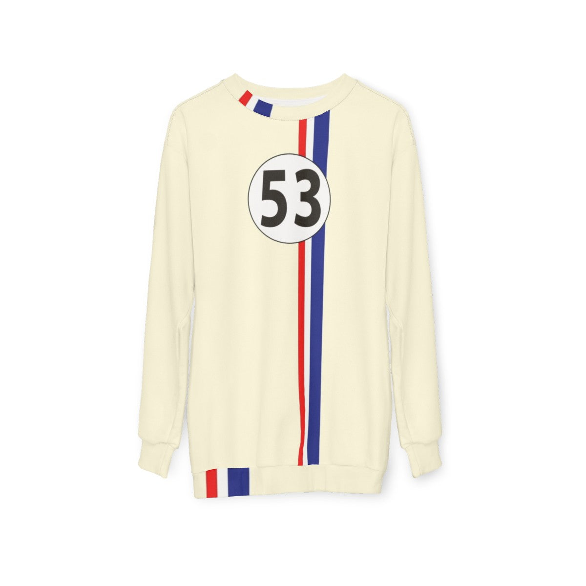 Herbie Number 53 Racing Sweatshirt - hanging