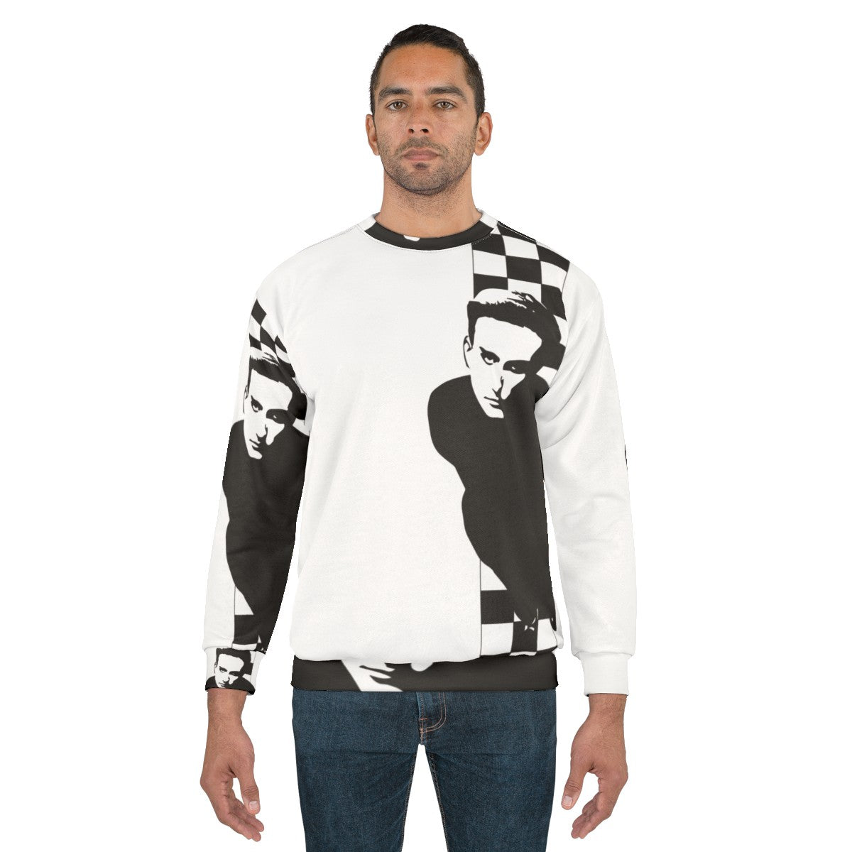 Comfortable Terry Hall Two-Tone Sweatshirt - men