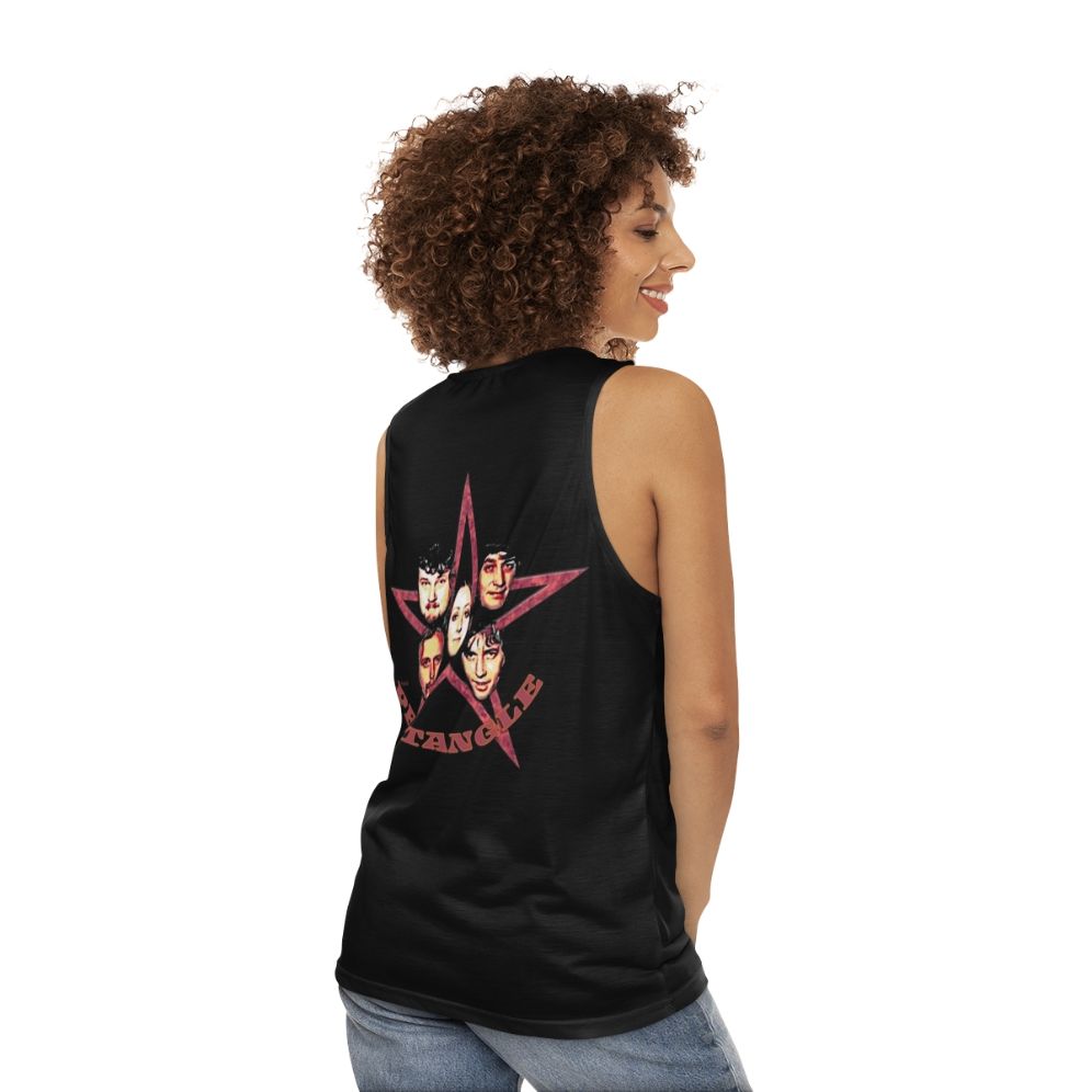 Unisex Pentangle Band Psychedelic Folk Music Tank Top - women back