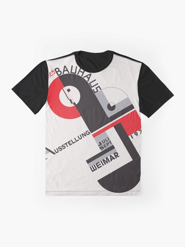 Bauhaus Graphic T-Shirt featuring the iconic Bauhaus design style - Flat lay