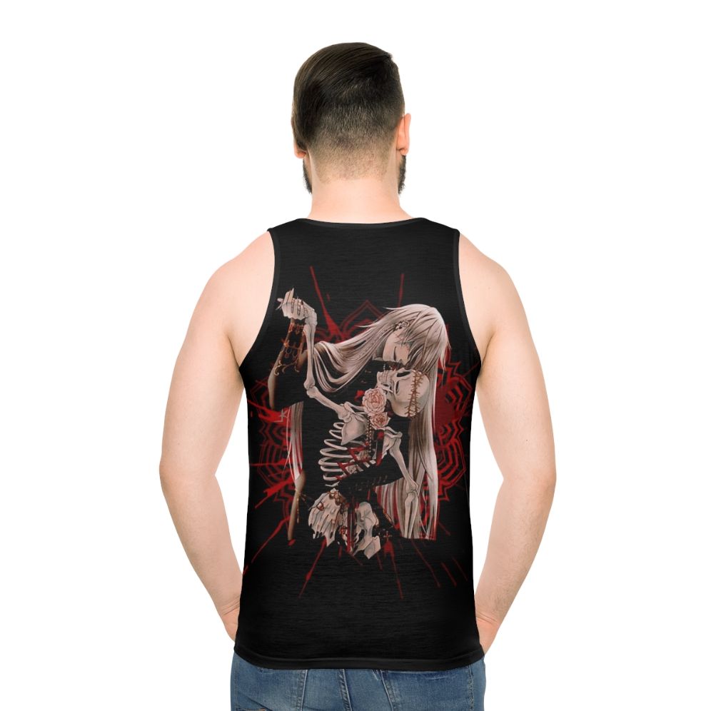 Undertaker Black Butler Anime Unisex Tank Top - men back