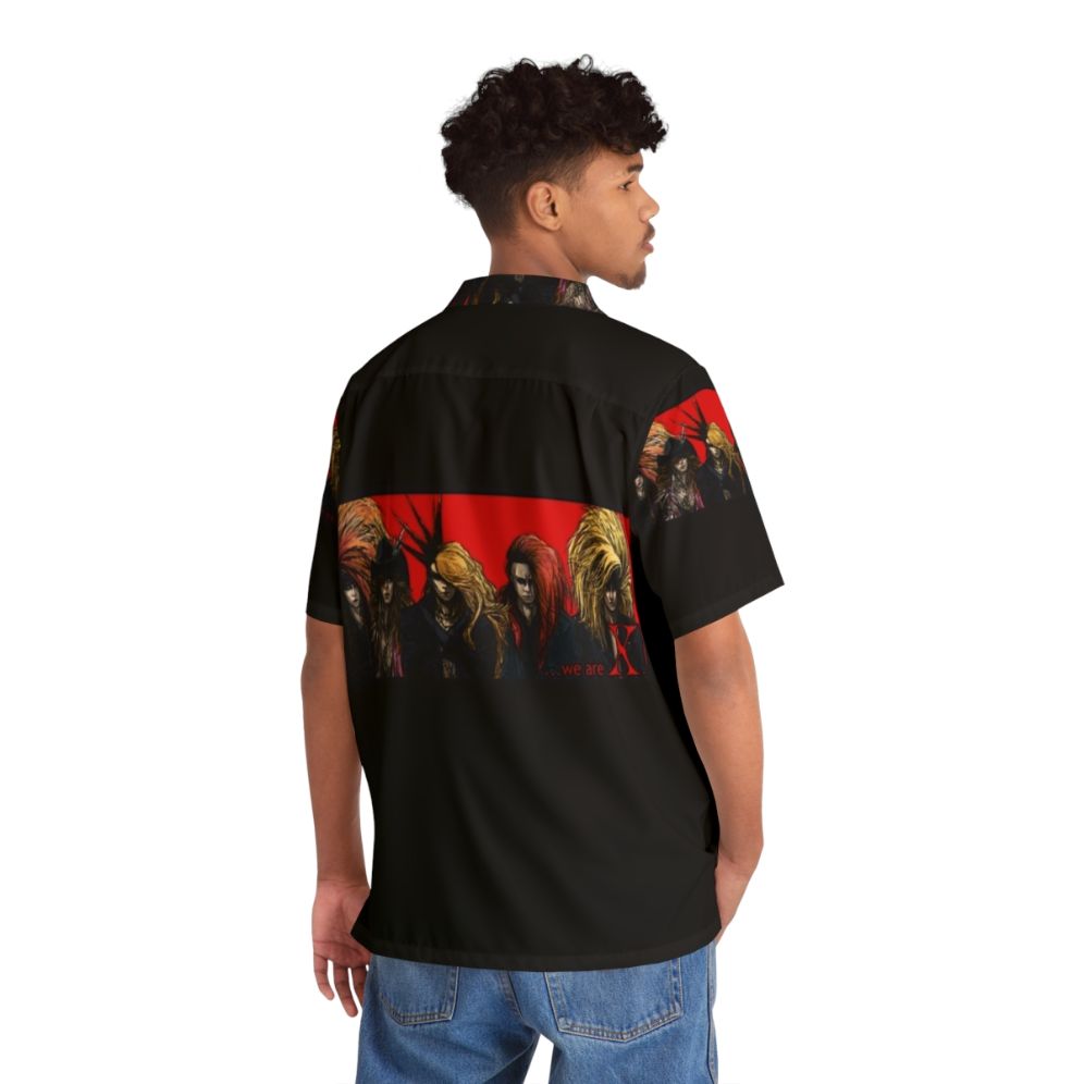 X Japan We Are X Hawaiian Shirt with band members - People Back