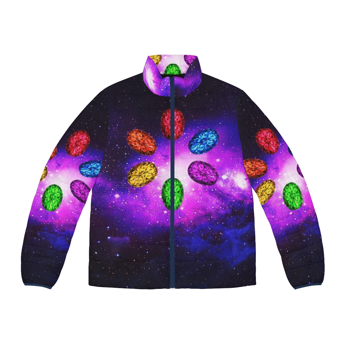 Infinity Stones Galaxy Space Puffer Jacket