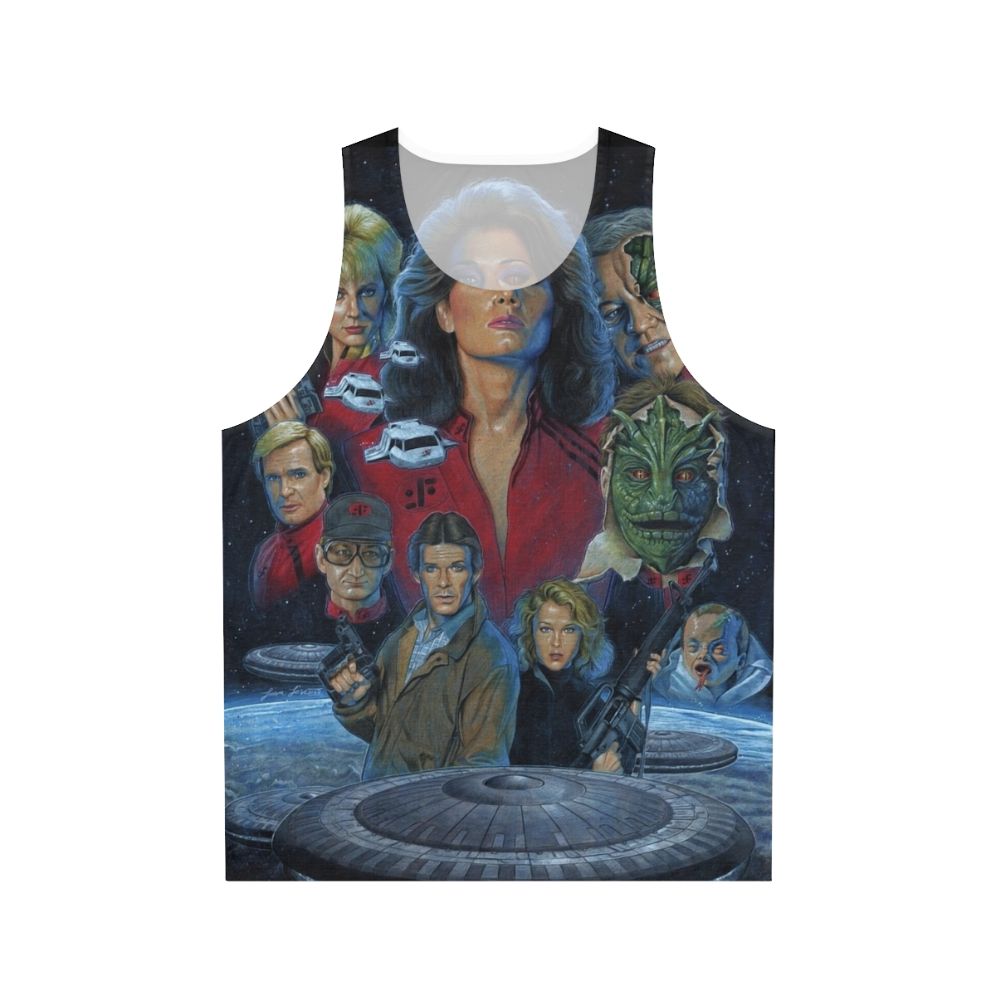 Retro V Visitors Unisex Tank Top