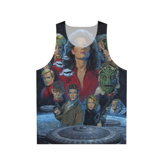 Retro V Visitors Unisex Tank Top