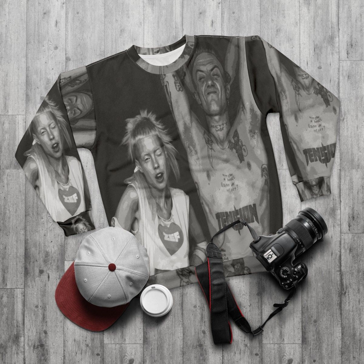 Die Antwoord Zef Style Sweatshirt - flat lay