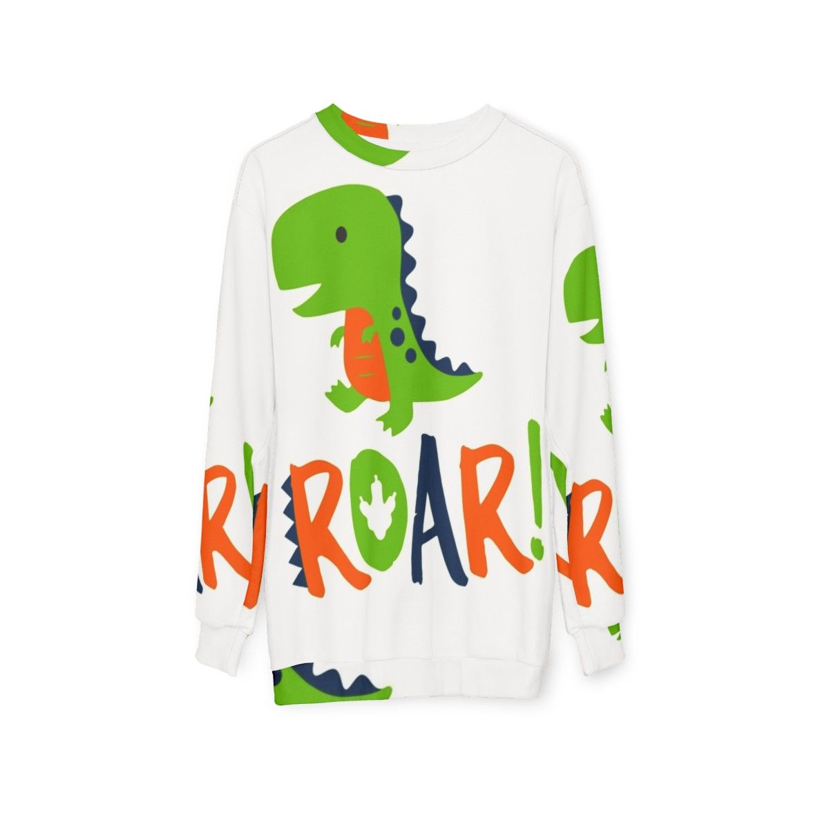 Dinosaur Rawr Roar Graphic Sweatshirt - hanging