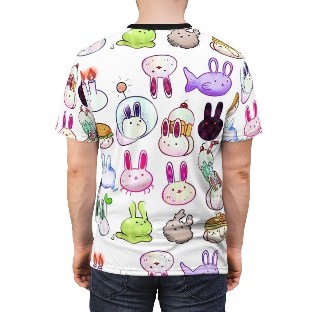 Omori Bunny Anime T-Shirt - men back