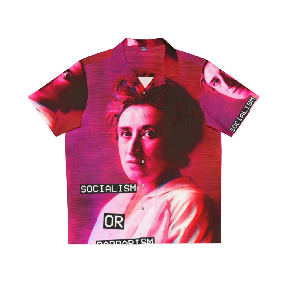 Rosa Luxemburg Inspired Antifascist Hawaiian Shirt