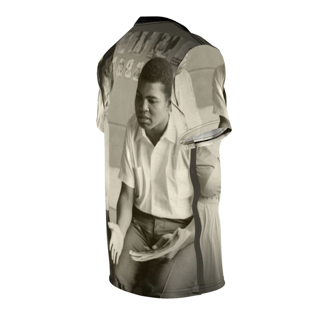 Commemorative t-shirt featuring civil rights activists Fannie Lou Hamer and Muhammad Ali - men right