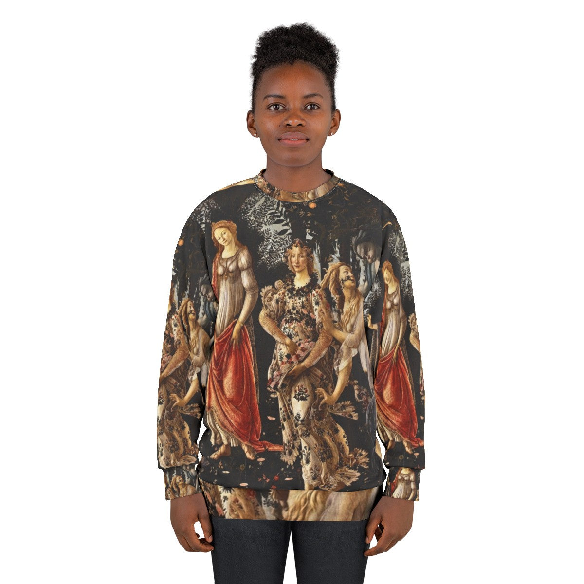 Botticelli's La Primavera Spring 1481-1482 sweatshirt - women