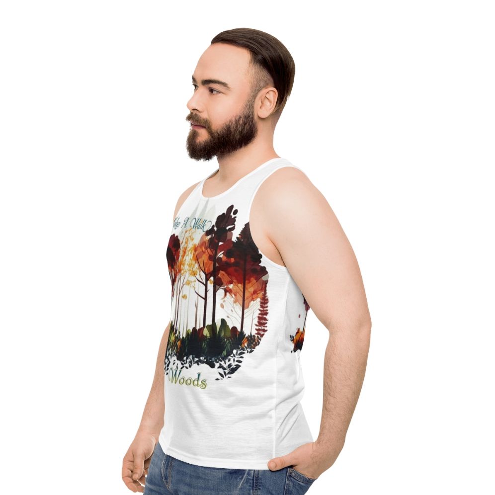 Unisex Nature-Inspired Tank Top - men side