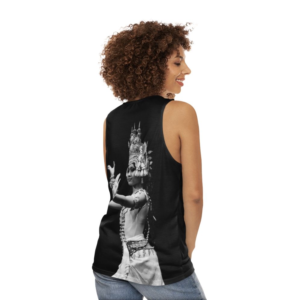 Cambodian Dancer Aspara Khmer Tank Top - women back