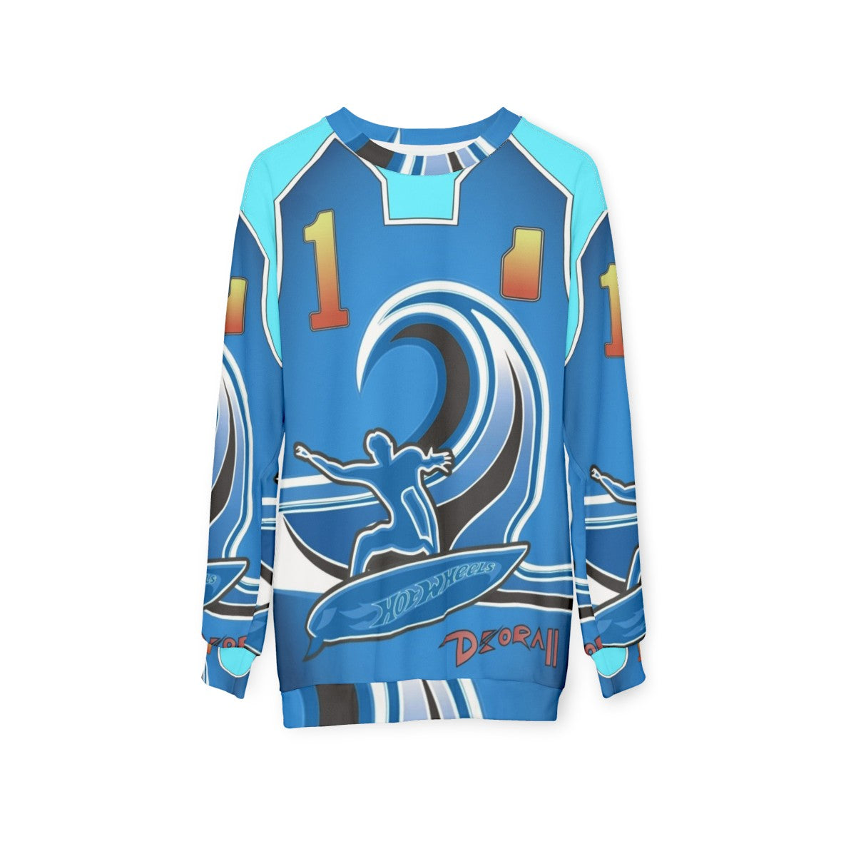 Vert Wheeler Hot Wheels World Race Outfit Sweatshirt - hanging