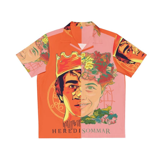 Hereditary and Midsommar inspired Hawaiian shirt with horror movie graphics