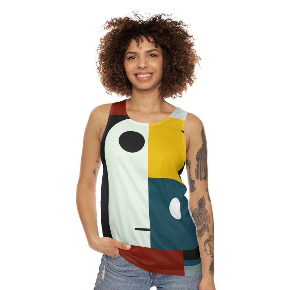 Bauhaus-inspired unisex tank top - women