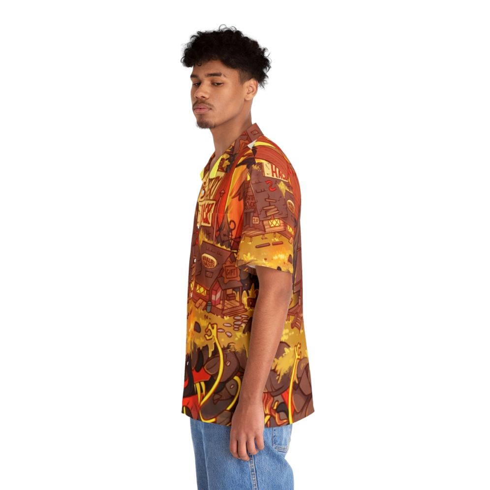 Gravity Falls Weirdmageddon Hawaiian Shirt featuring Bill Cipher - People Left