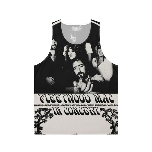 Retro 1970s concert unisex tank top