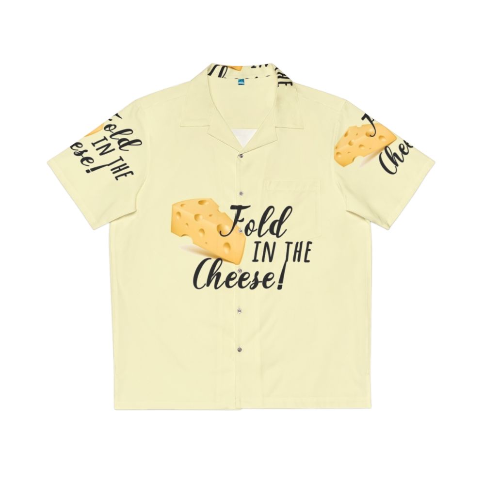 Fold In The Cheese Hawaiian Shirt 2 - Schitt's Creek inspired Hawaiian style shirt