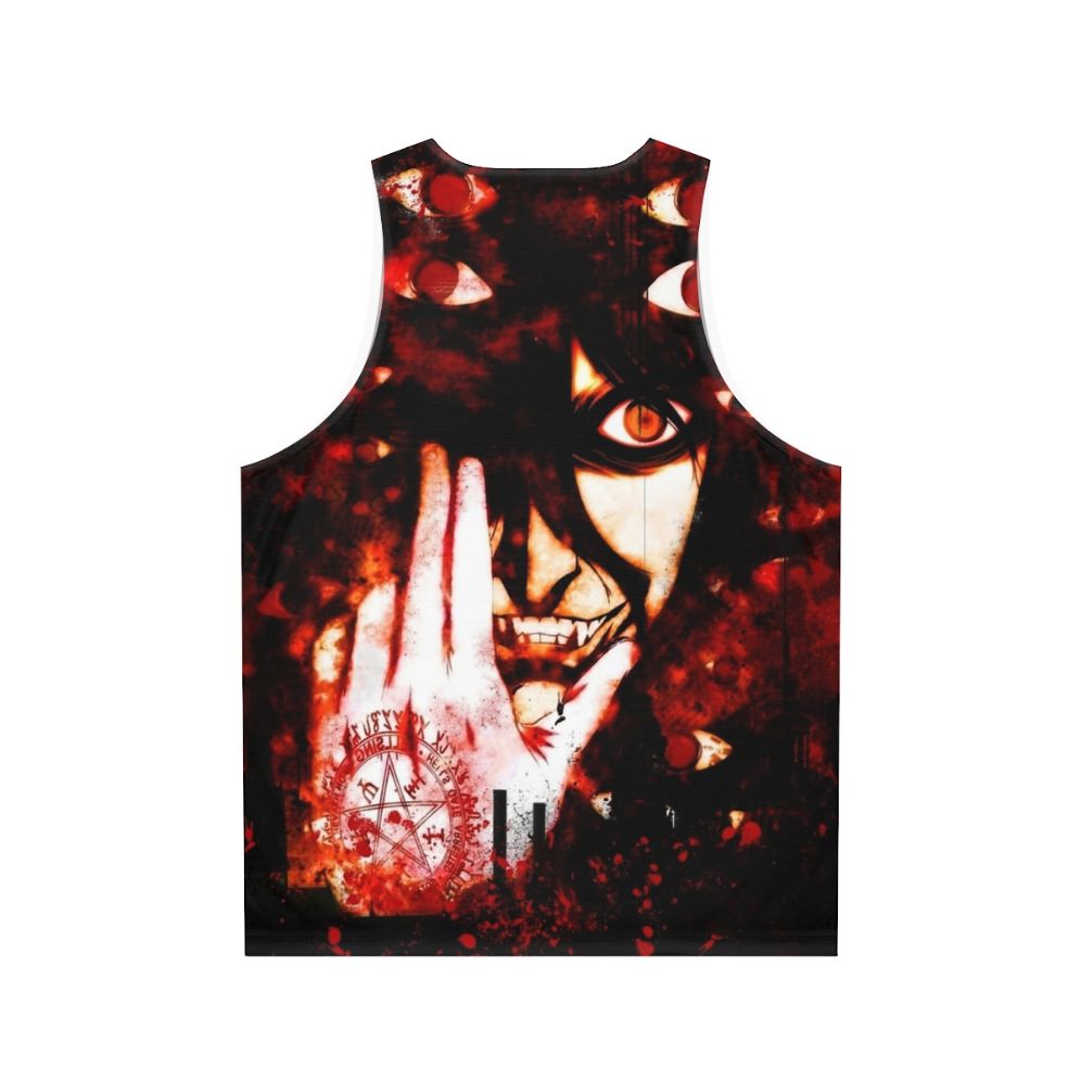 Hellsing Anime Dark Gothic Unisex Tank Top - Back