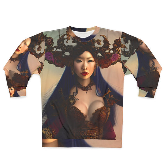 Zheng Yi Sao, Chinese Pirate Queen Portrait Sweatshirt