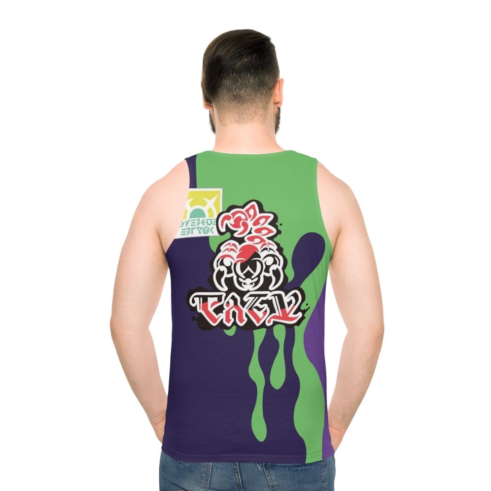 Klara the Poison Trainer Pokemon Galar Unisex Tank Top - men back