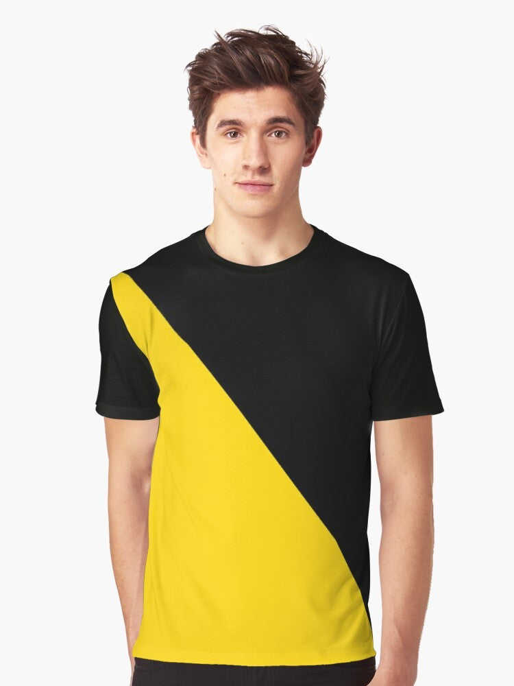 Libertarian anarcho-capitalist flag graphic t-shirt - Men