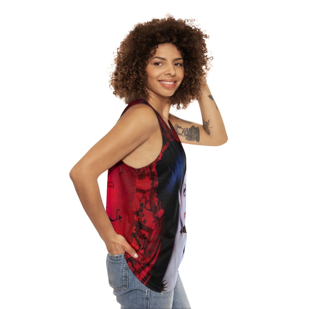 Tarantula tank top featuring Monica Naranjo's iconic image - women side