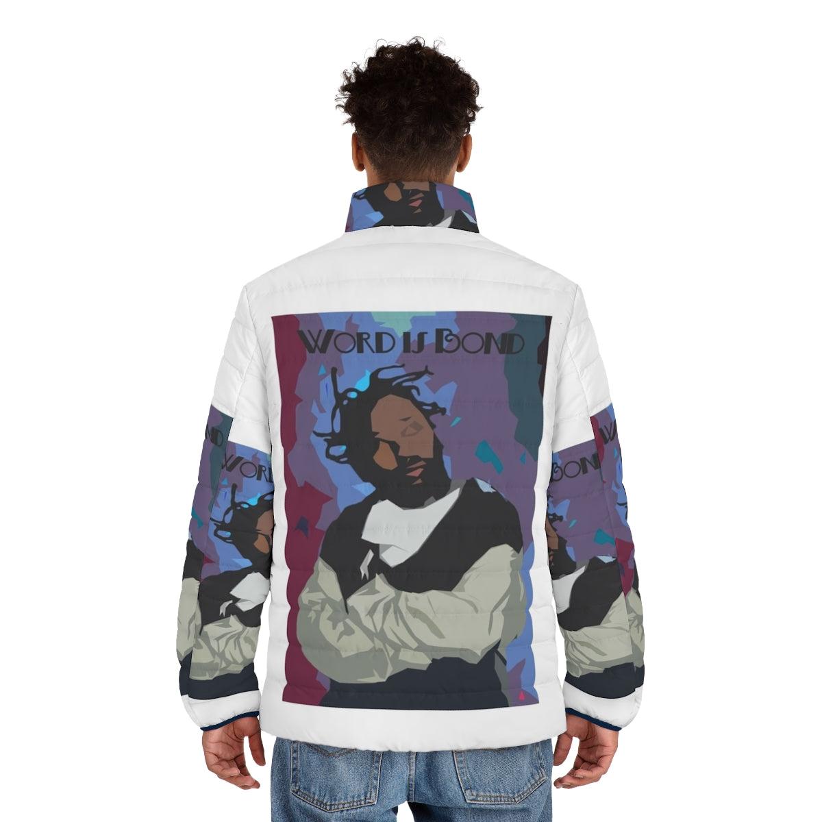 ODB 1 Puffer Jacket featuring the iconic Ol Dirty Bastard branding - men back