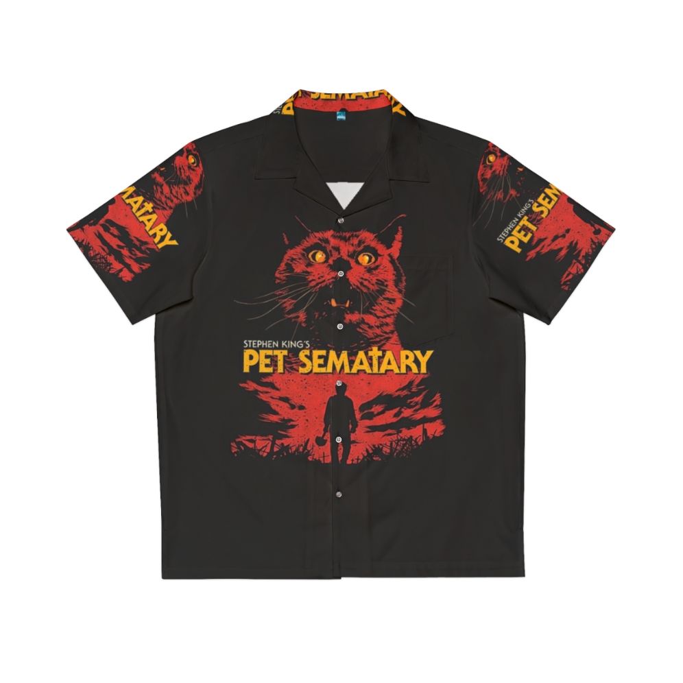 Horror movie themed pet Hawaiian shirt