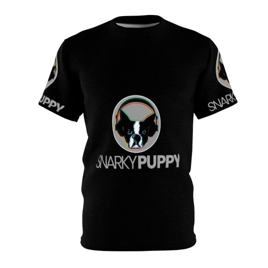 Snarky Puppy Inspired All Over Print T-shirt with Snarky Puppy Graphic Design