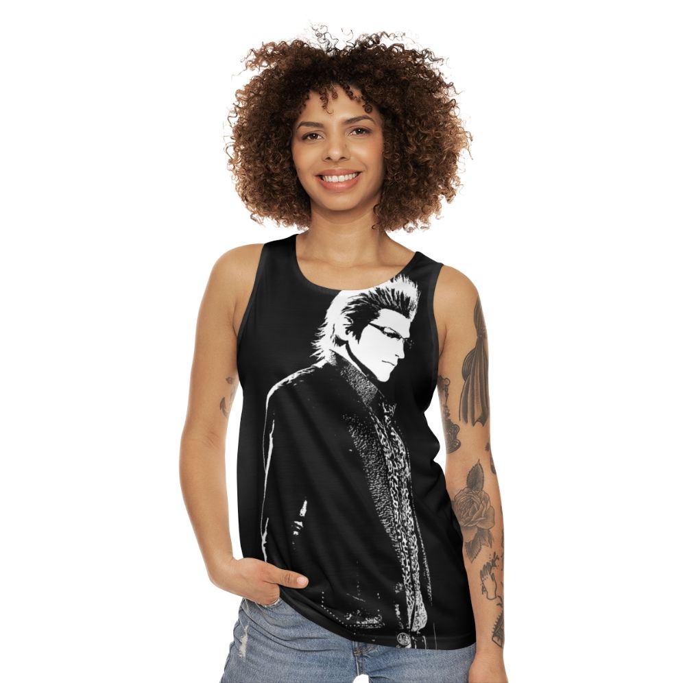 Final Fantasy XV Unisex Tank Top with Weathered Ignis Design - women