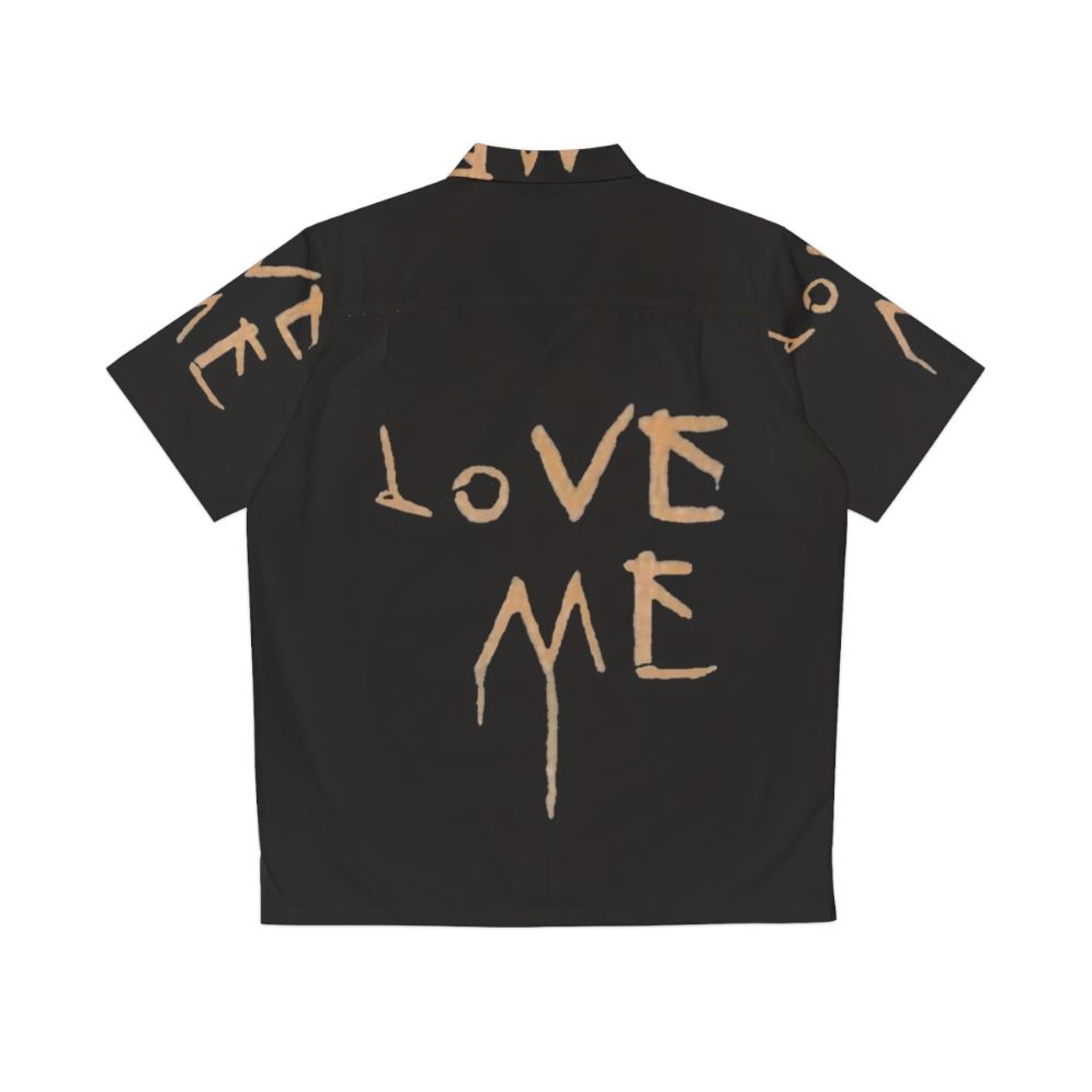 Matchbox Twenty Inspired Hawaiian Shirt with "Love Me" Design - Back