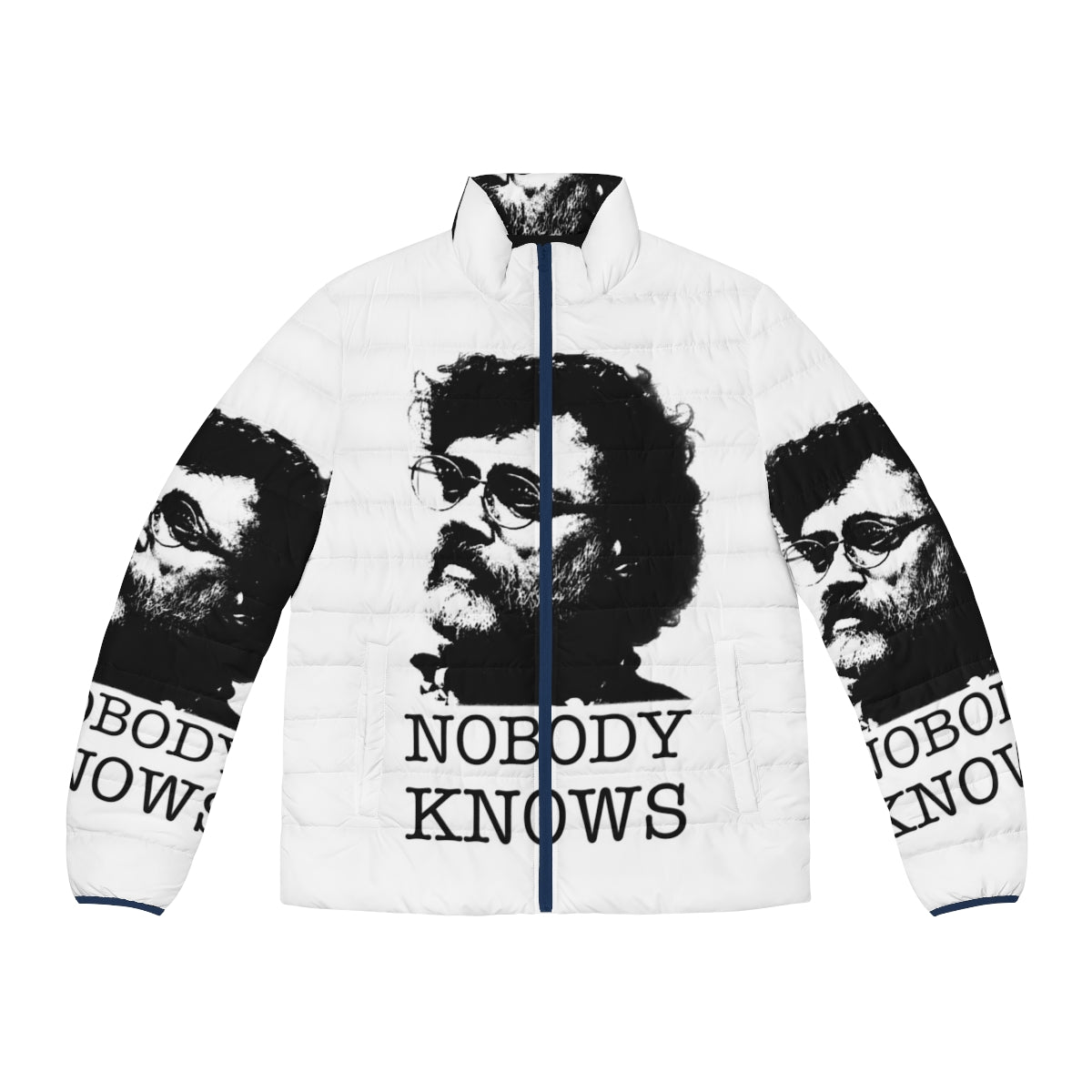 Terence McKenna psychedelic puffer jacket