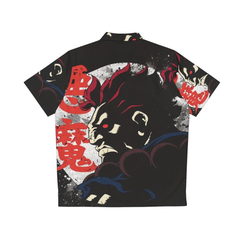 Akuma-inspired Hawaiian Shirt - Back